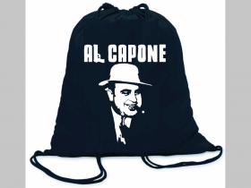 L Capone ľahké sťahovacie vrecko ( batôžtek / vak ) s čiernou šnúrkou, 100% bavlna 100 g/m2, rozmery cca. 37 x 41 cm